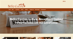 Desktop Screenshot of bellocucina.com